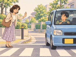 横断歩道で歩行者に「先に行って」と譲られたら進んでいい？